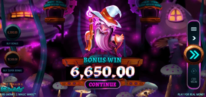 Fire Gnomes 2 Magic Wheel - bonuswinst