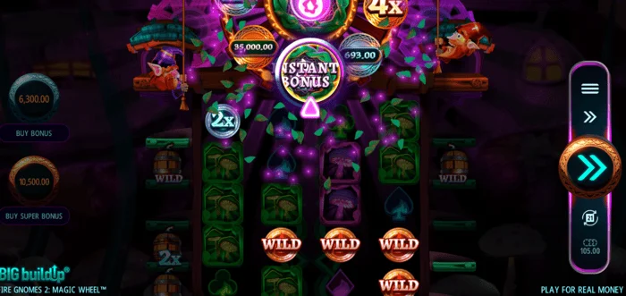 Fire Gnomes 2 Magic Wheel - magisch wiel in actie