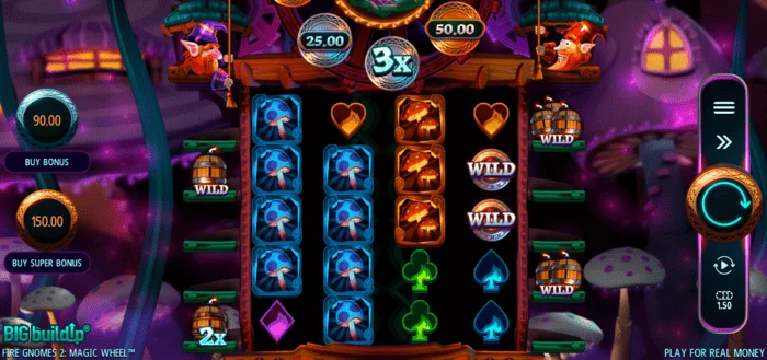 Fire Gnomes 2 Magic Wheel - hoofdscherm