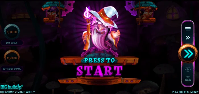 Fire Gnomes 2 Magic Wheel - start bonusgame