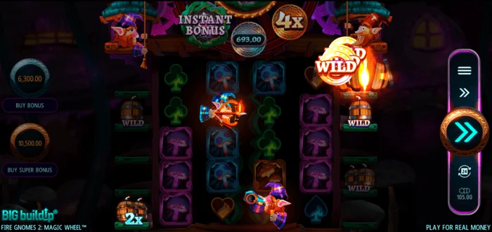 Fire Gnomes 2 Magic Wheel - symbolentabel